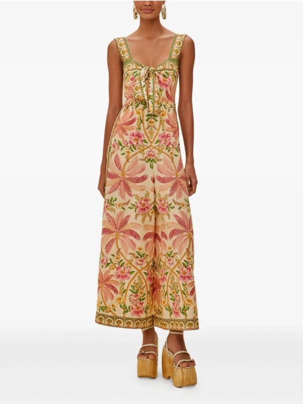 NWT Farm Rio Palm Dream Jumpsuit SZ M